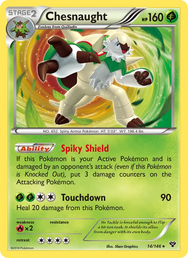 Chesnaught from xy1
