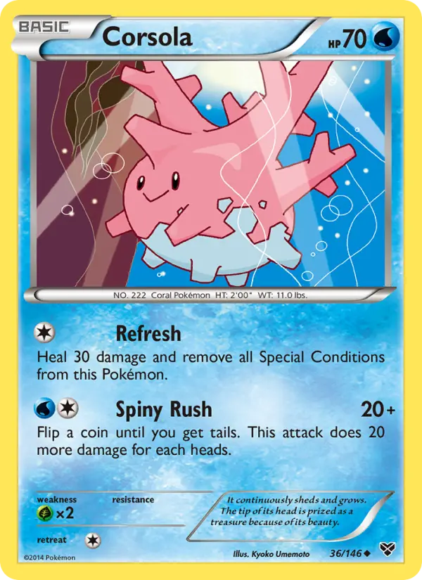 Corsola from xy1