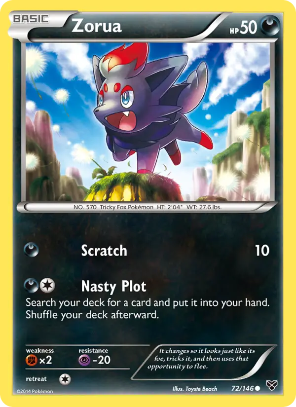 Zorua from xy1