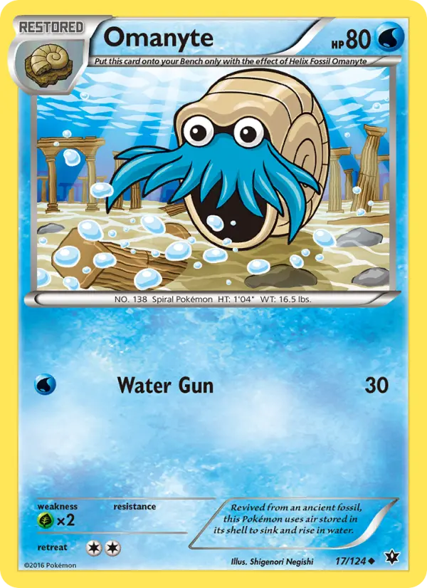 Omanyte from xy10