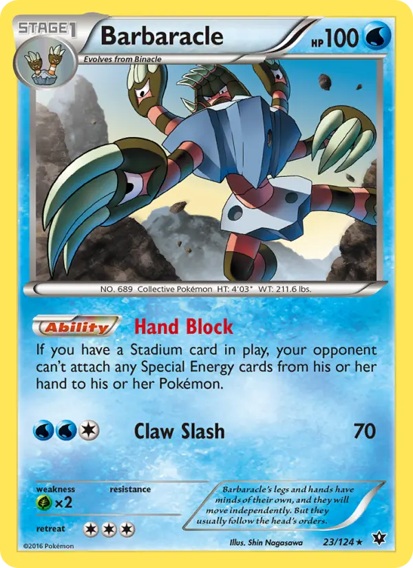 Barbaracle from xy10