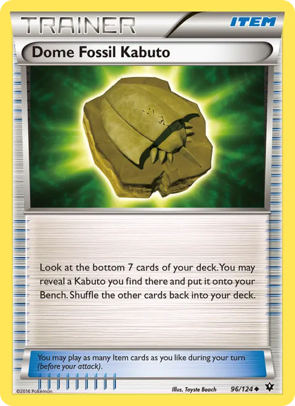 Dome Fossil Kabuto from xy10