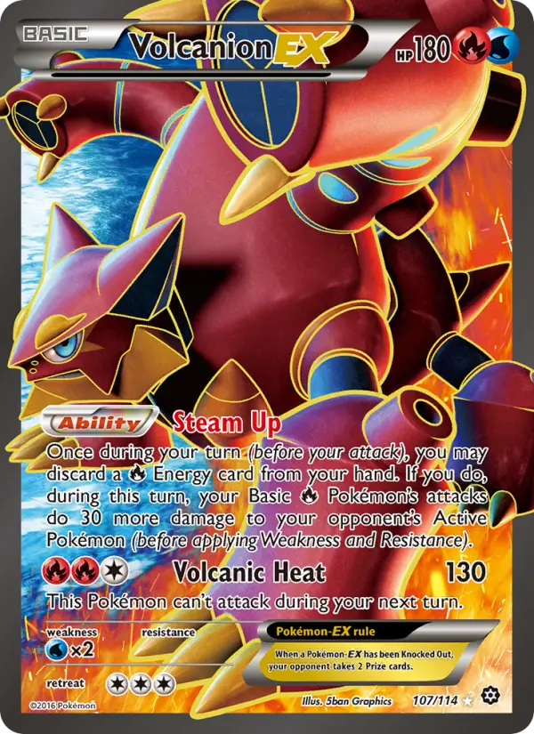 Volcanion EX from xy11