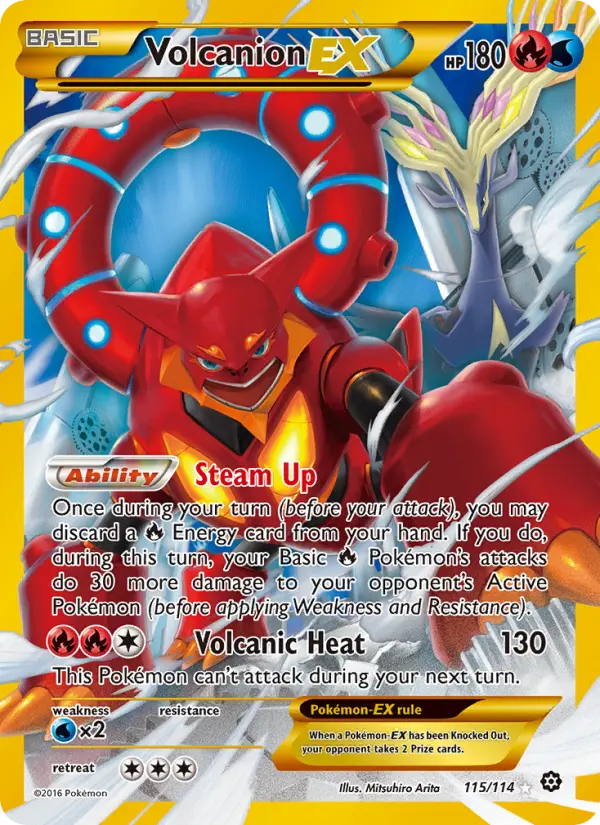 Volcanion EX from xy11
