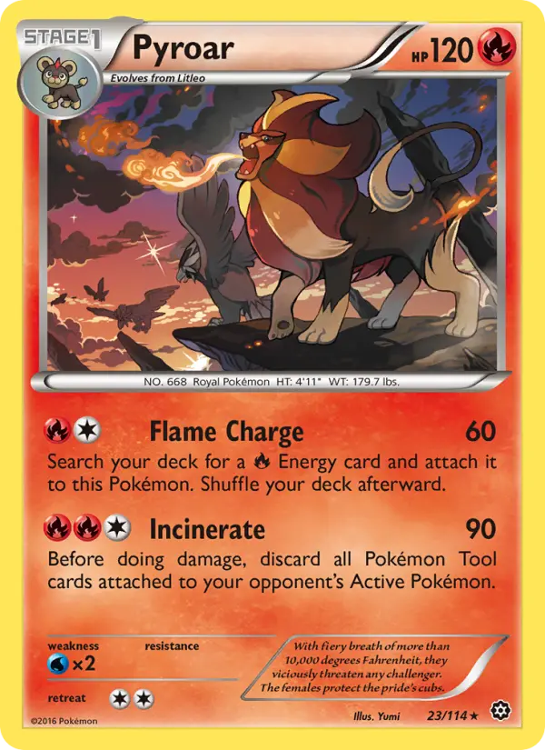 Pyroar from xy11