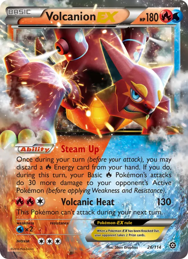 Volcanion EX from xy11