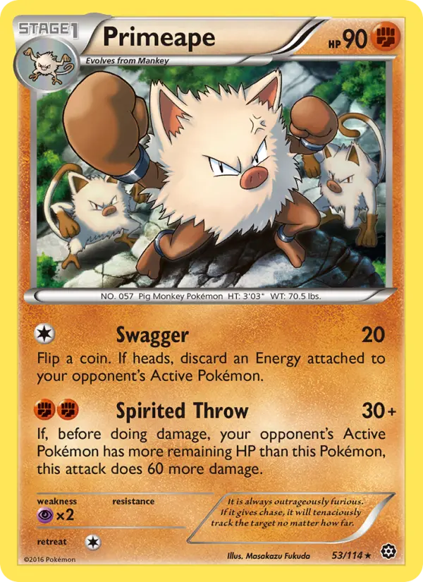 Primeape from xy11