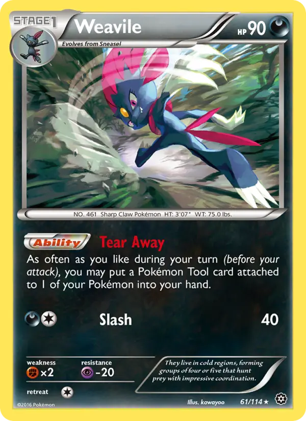 Weavile from xy11