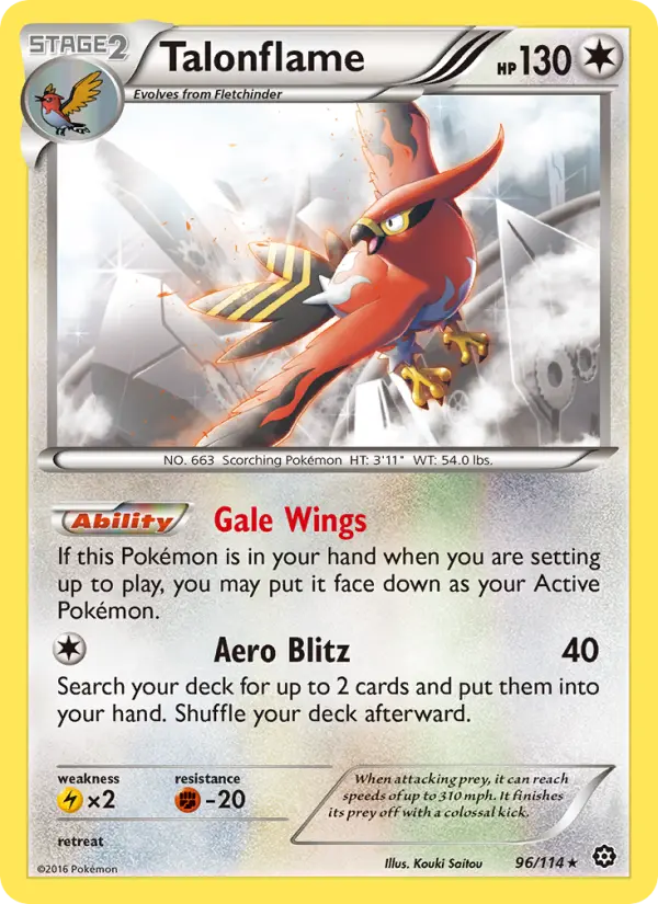 Talonflame from xy11