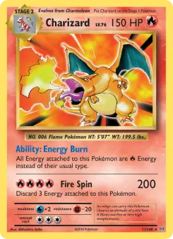 Charizard from Evolutions