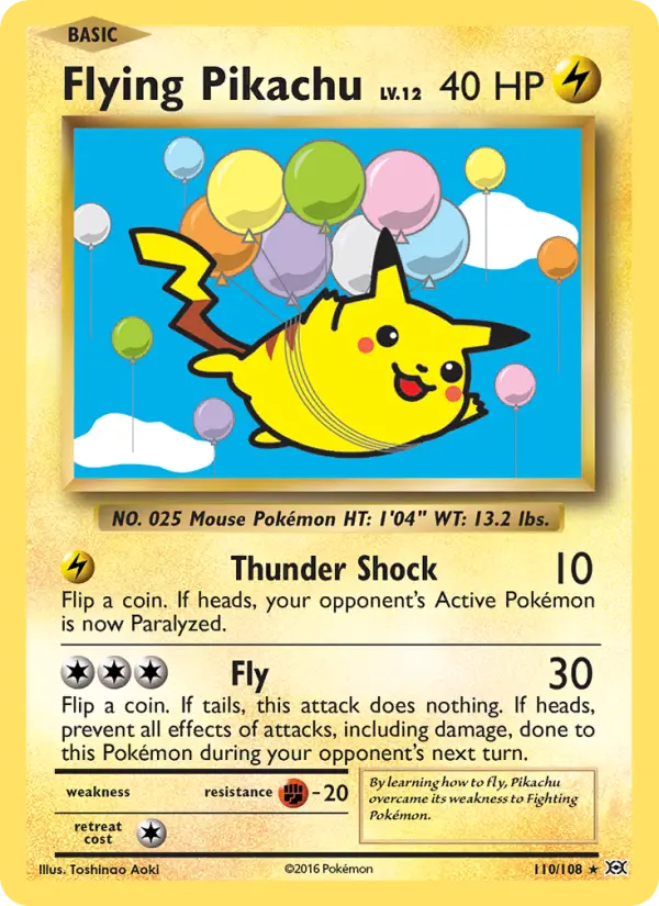 Flying Pikachu from xy12