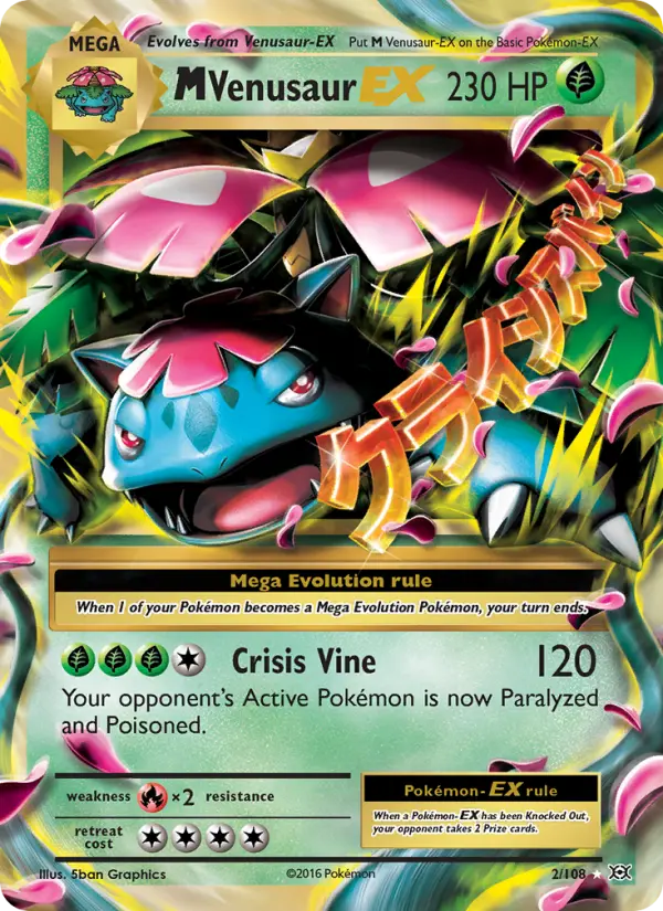 M Venusaur EX from xy12
