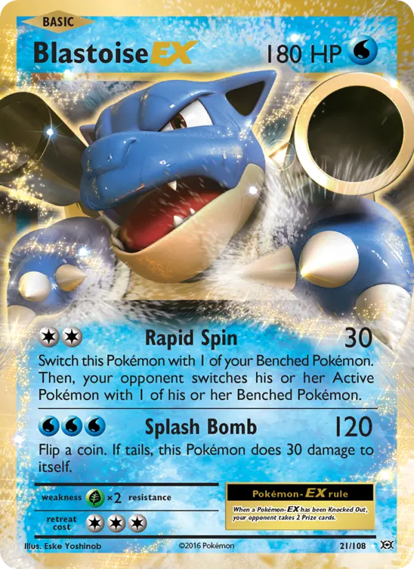 Blastoise EX from xy12
