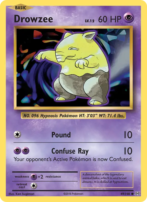 Drowzee from xy12
