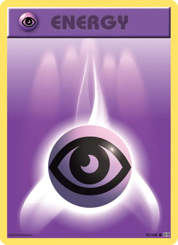 Psychic Energy Pokemon card from Evolutions
