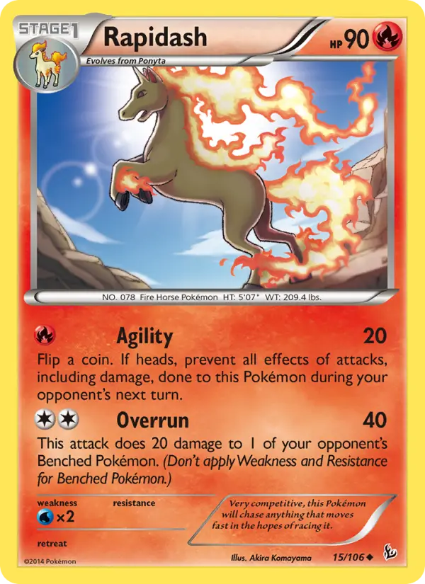 Rapidash from xy2