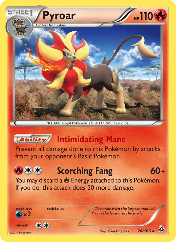 Pyroar from xy2