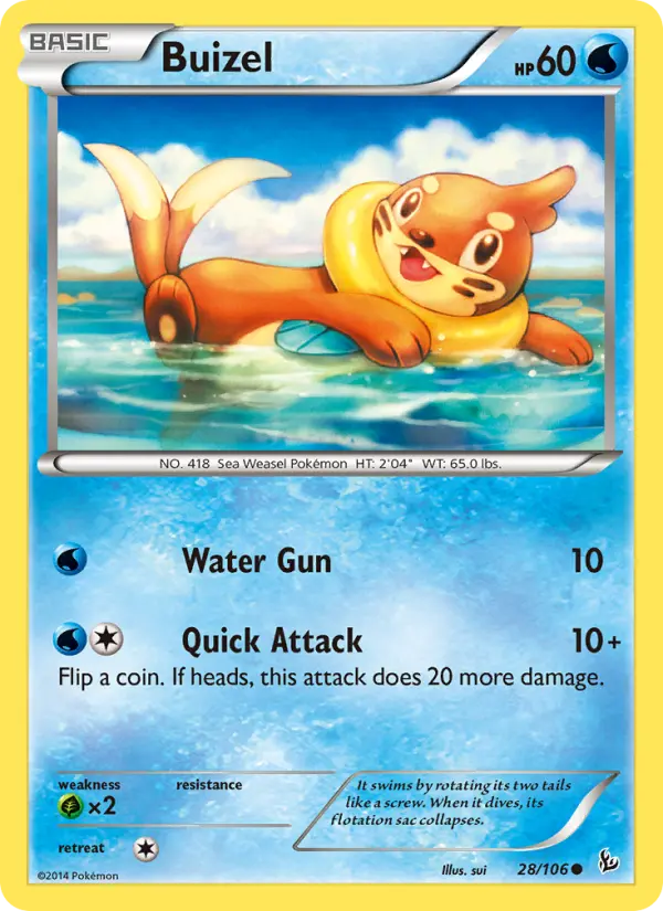 Buizel from xy2