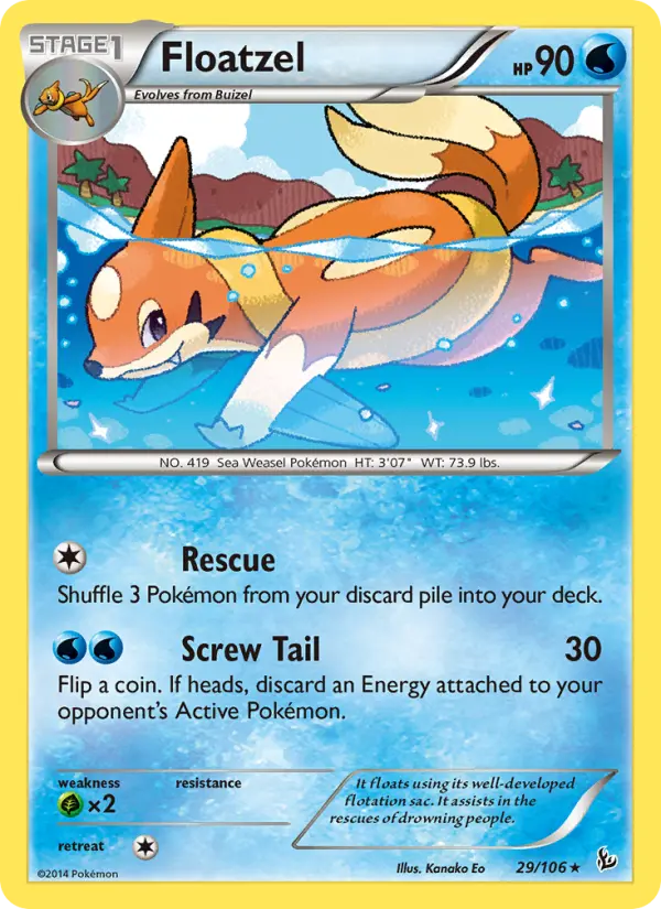 Floatzel from xy2