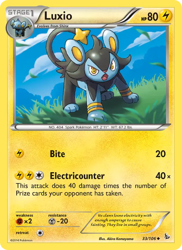 Luxio from xy2