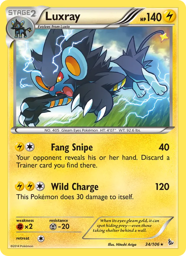 Luxray from xy2