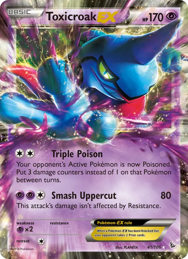 Toxicroak EX from xy2