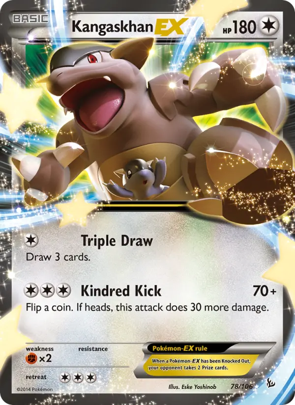 Kangaskhan EX from xy2