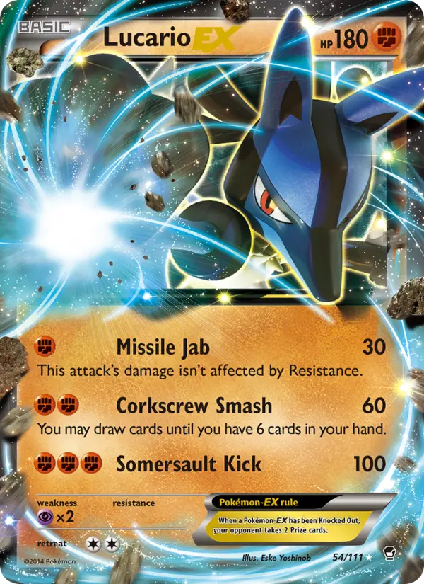 Lucario EX from xy3