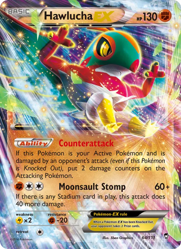 Hawlucha EX from xy3