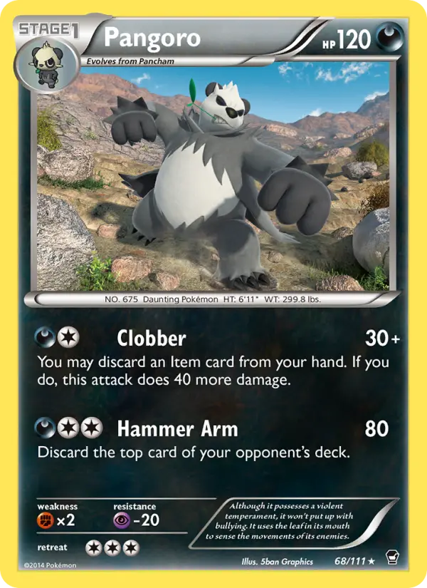Pangoro from xy3