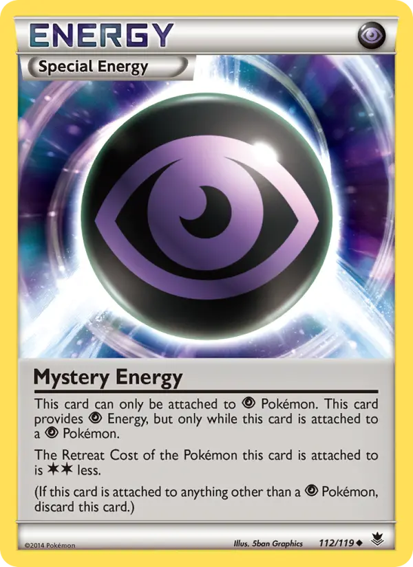 Mystery Energy Pokemon card from Phantom Forces
