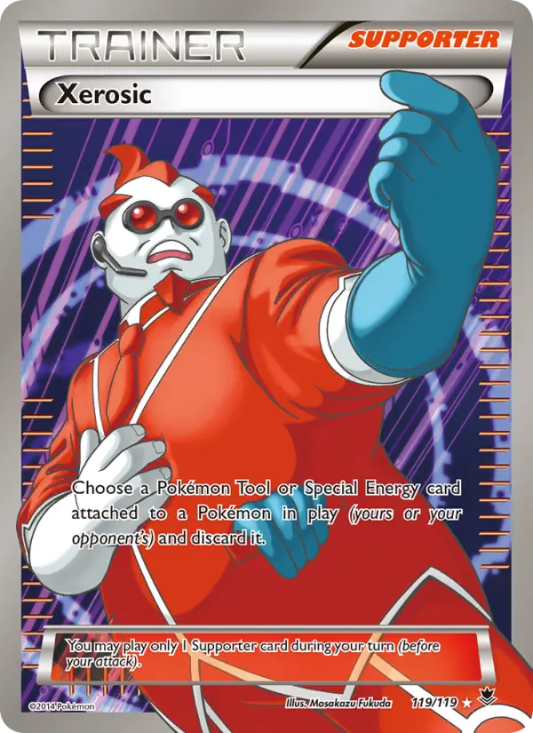 Xerosic Pokemon card from Phantom Forces
