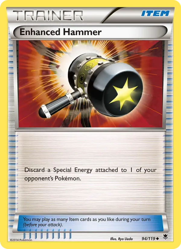 Enhanced Hammer Pokemon card from Phantom Forces