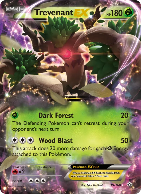 Trevenant EX from xy5