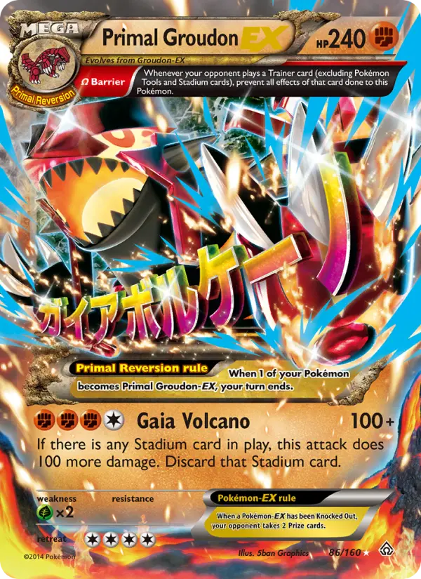 Primal Groudon EX from xy5