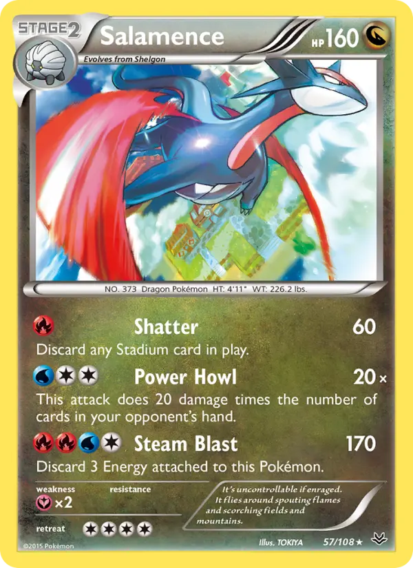 Salamence from xy6