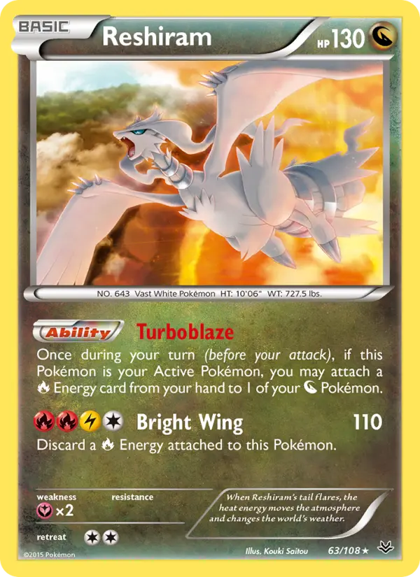 Reshiram from xy6