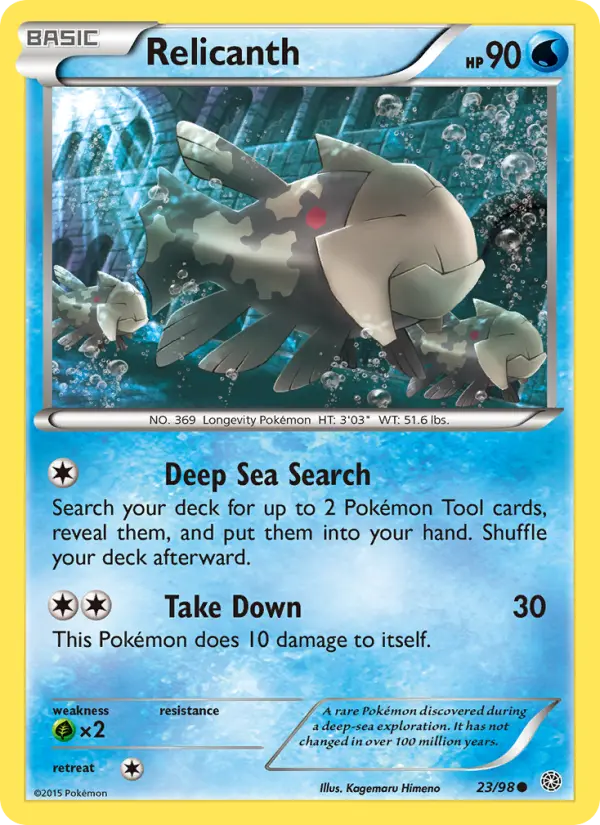 Relicanth from xy7
