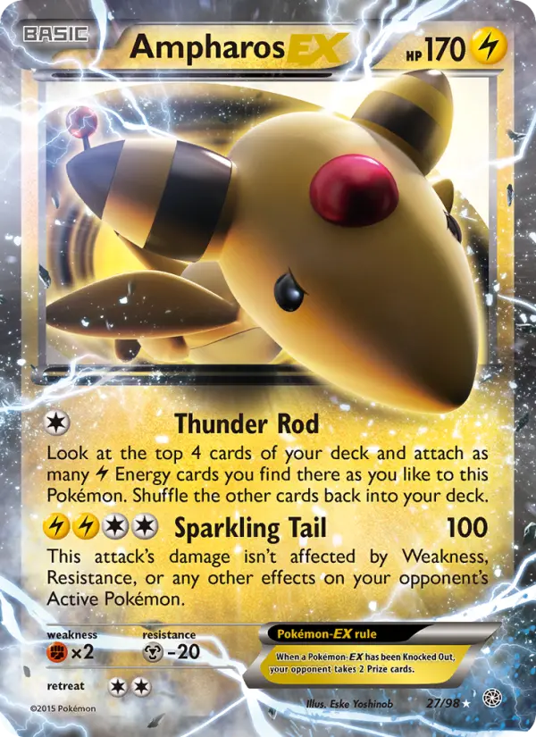 Ampharos EX from xy7