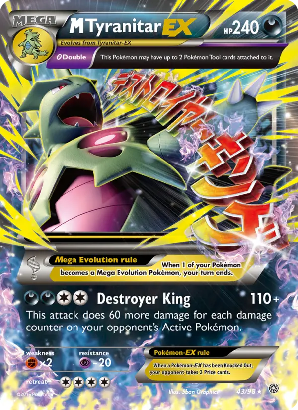 M Tyranitar EX from xy7