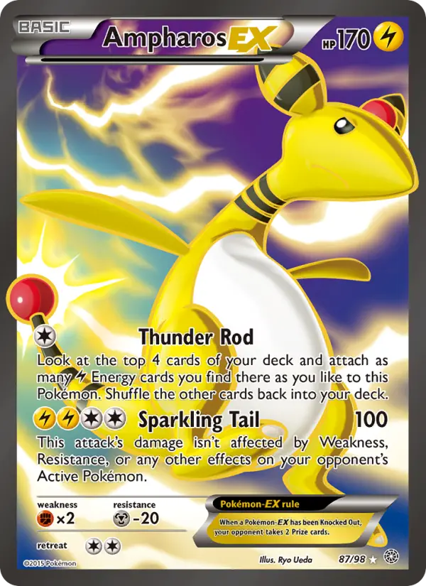 Ampharos EX from xy7