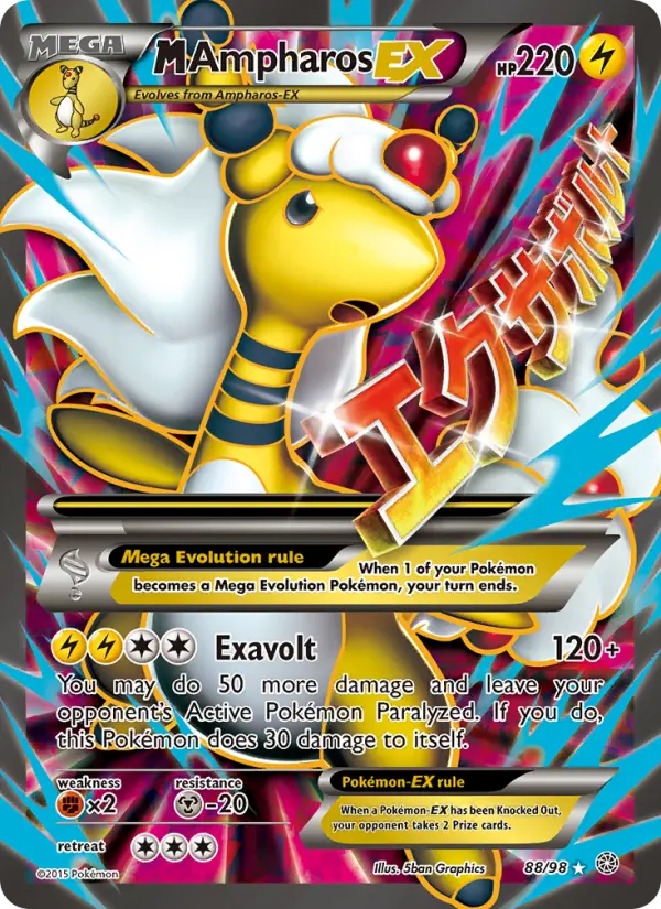 M Ampharos EX from xy7
