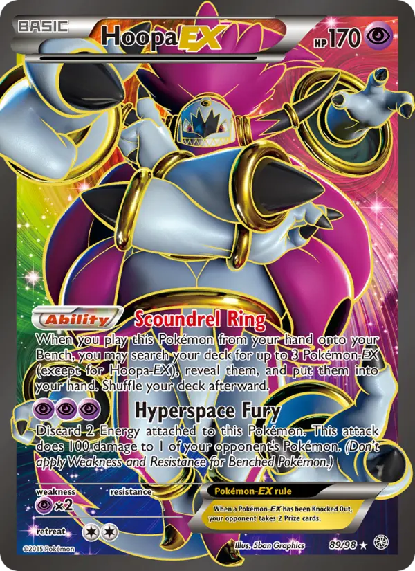 Hoopa EX Pokemon card from Ancient Origins
