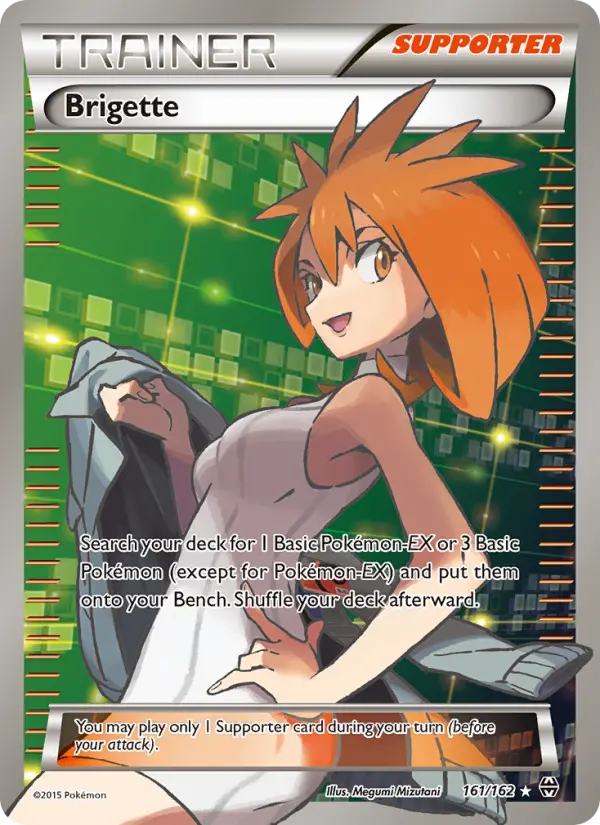 Brigette Pokemon card from BREAKthrough