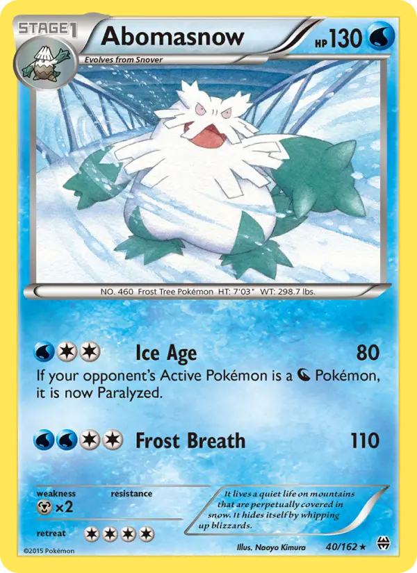 Abomasnow from xy8