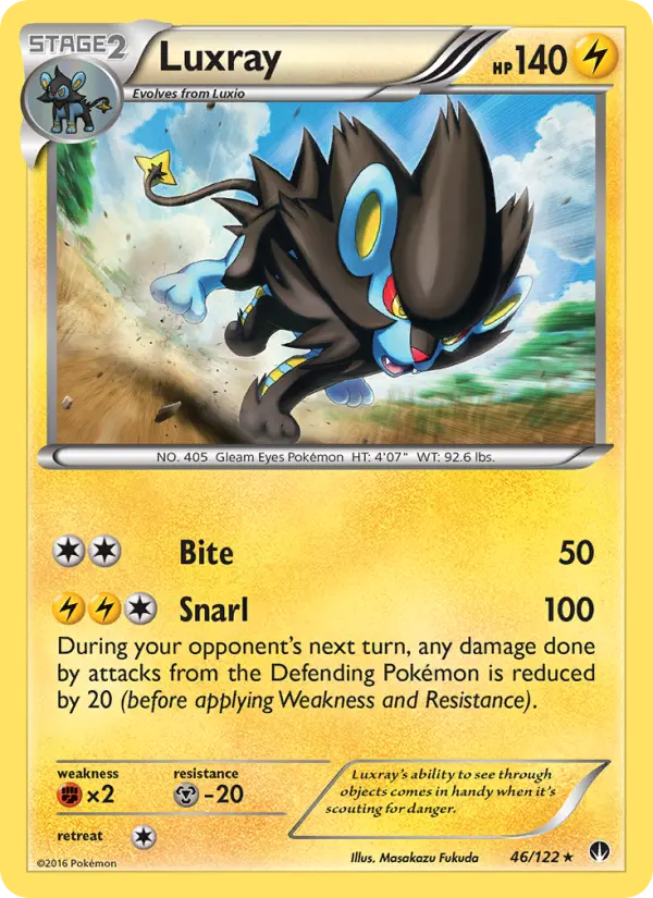 Luxray from xy9