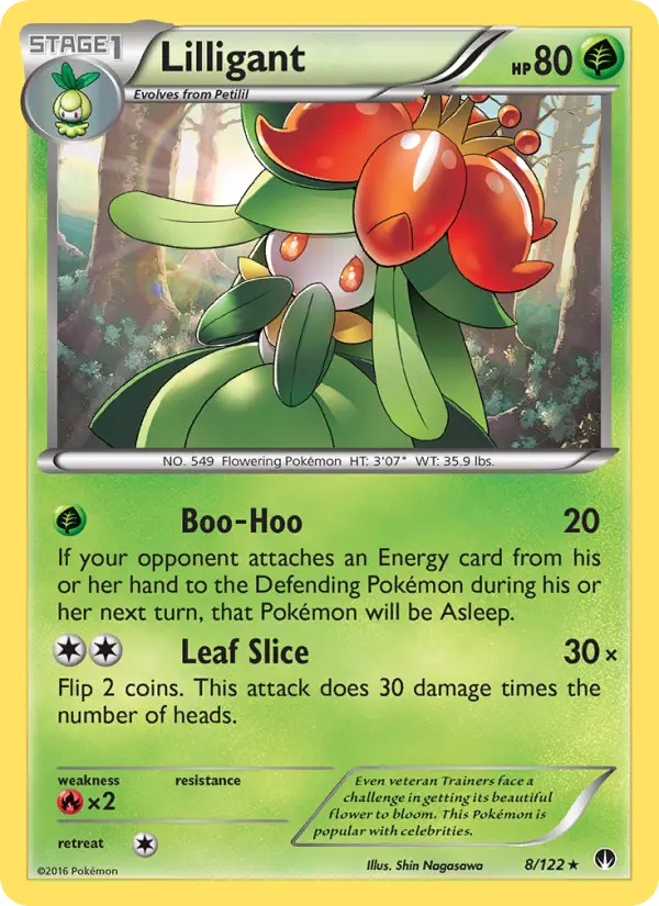 Lilligant Pokemon card from BREAKpoint
