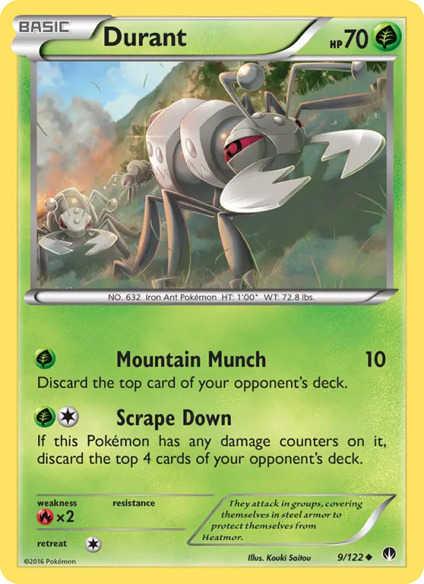 Durant Pokemon card from BREAKpoint