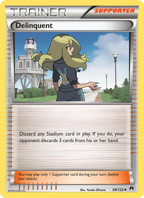 Delinquent Pokemon card from BREAKpoint