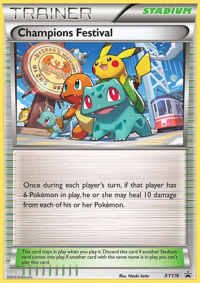 Champions Festival Pokemon card from XY Black Star Promos